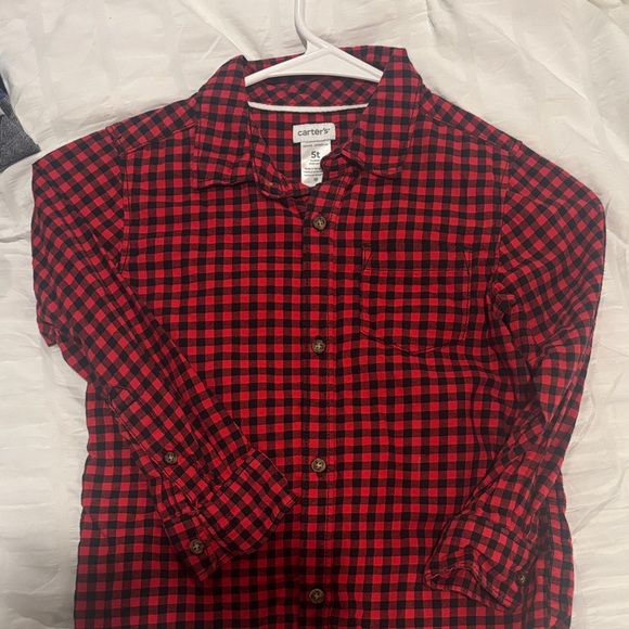 Bundle 4 Boy Button Shirts Size 5T Stylish button-down with classic designs. - Picture 8 of 9